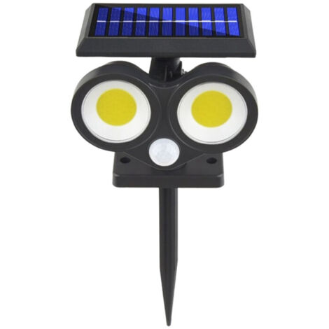 Projecteur Solaire Led D'extérieur, Lampe Murale Cob, étanche Ip65
