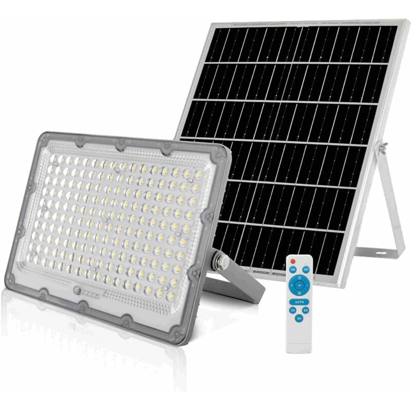 Sysled - Projecteur Solaire led puissant Blanc froid avec télécommande Puissance Watt: 100W