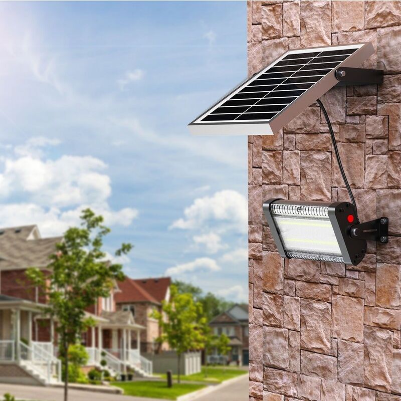 Solairepratique - Projecteur solaire puissant Uranus 6000 lumens maxi avec telecommande