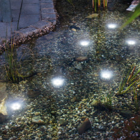 Projecteur solaire sous-marin Éclairage détang de jardin Lampe solaire esotec 102150