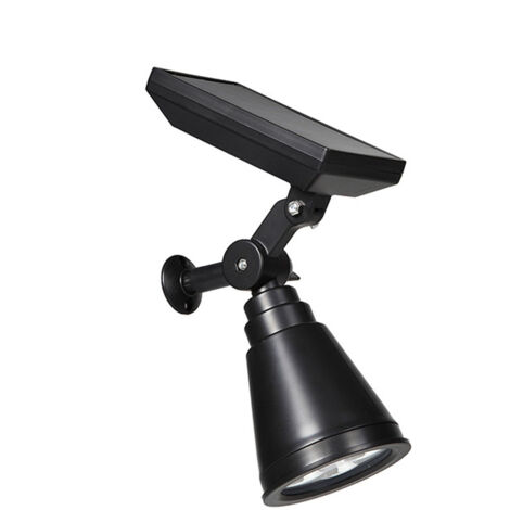 Projecteur solaire ultra-lumineux à 4 LED, 1,5 W, étanche, lumière blanche chaude/blanc neutre