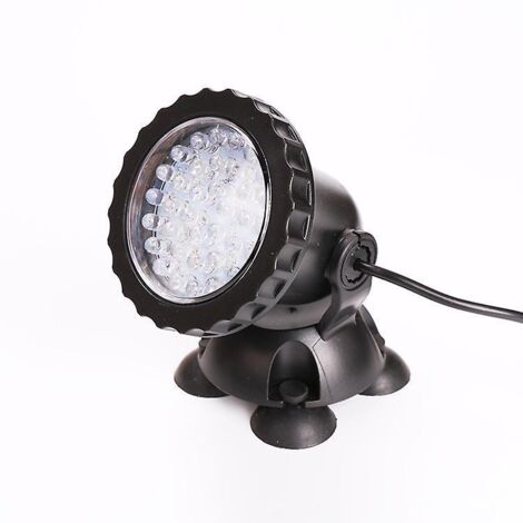 projecteur Sous-marin Tanche Lumire D'aquarium Rvb Multicolore (lot De 1) Avec Tlcommande Pour Tang De Jardin Aquarium Piscine