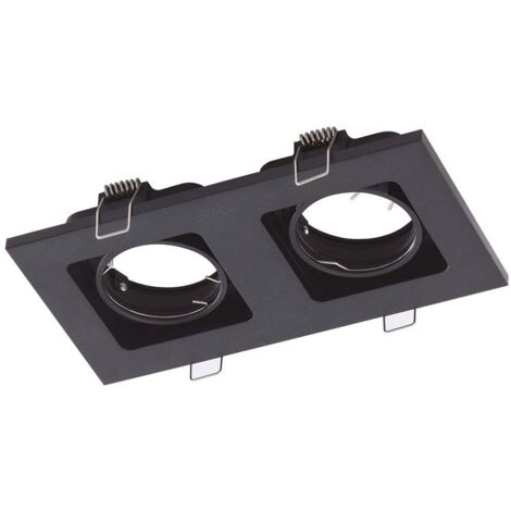 Projecteur, spot à intensité variable 'Thorid' en métal pour salon & salle à manger