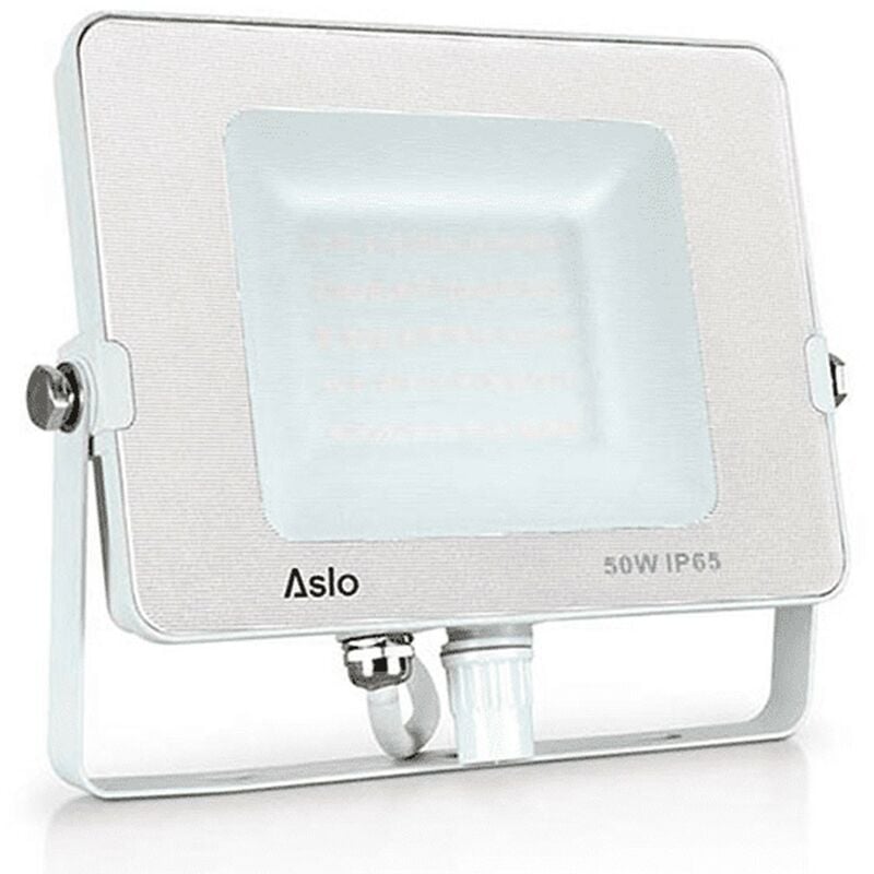 Aslo - Projecteur led Spot blanc 20W smd 1600Lm Blanc neutre 4000K 230V Extérieur/Intérieur IP65