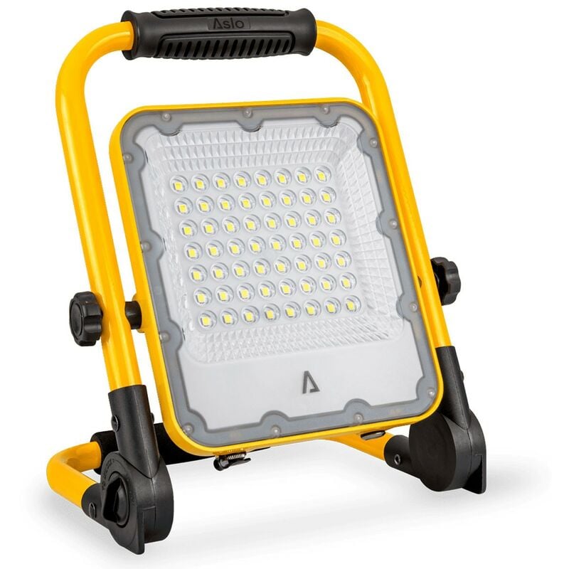 Projecteur led rechargeable 30W 1200Lm 6000K Extérieur/Intérieur 3 modes Autonomie 4-12h Aslo