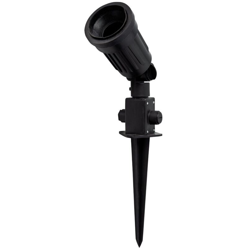 Projecteur sur piquet de jardin 1xe27 matel ip44