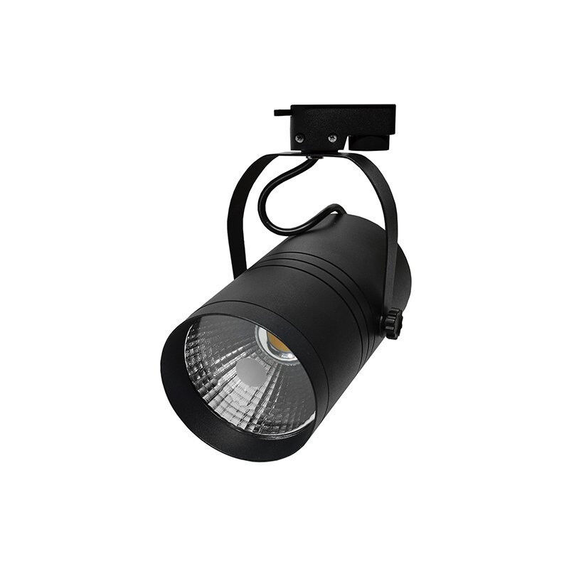 Projecteur LED COB Décoratif 25W 2000lm (200W) 24° Noir - Blanc du Jour 6000K