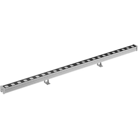 Projecteur surface tilt RIGA IP66 DMX512 LED SMD RGBW 36W 2400lm(1562lm) 4000K 15º/45º Gris