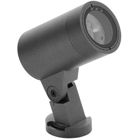 Projecteur tilt KALOS Medium IP65 LED COB 10.50W 1140lm(970lm)/1140lm(920lm) CRI90 2700K 15º/35º Anthracite