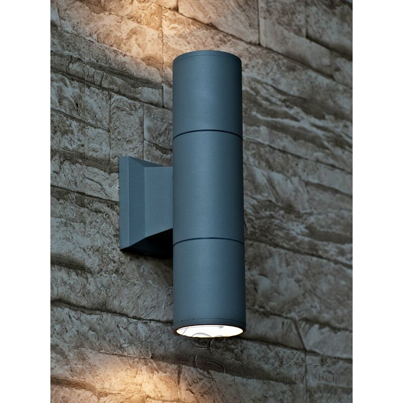 Projecteur Up&Down lampe d'extérieur en gris