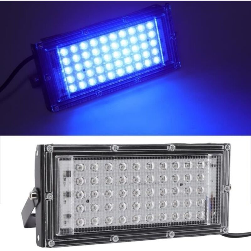 Projecteur UV Lumière d'inondation UV 50W LED YOSOO en aluminium pour la fête d'Halloween UE 220 V, IP66