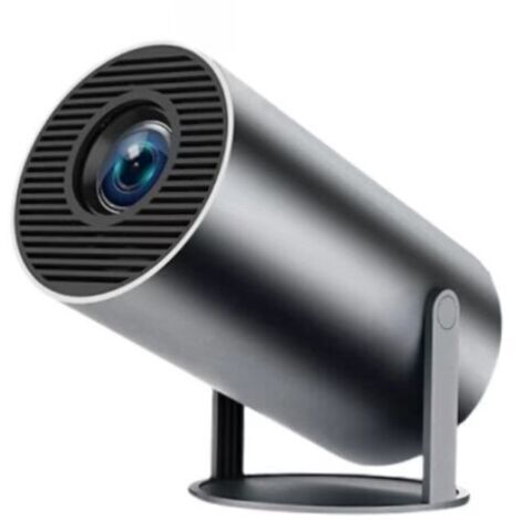 Projecteur vidéo 4K - Mini projecteur portable Android 11, Wi-Fi 6, Bluetooth 5.0, HD 1080p, avec correction automatique du trapèze vertical, rotation à 270°, compatible TV Stick, HDMI, USB, PS5 (Noir