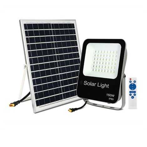 Projecteurs étanche solaires à LED 150W Blanc froid 6000k - DIGILAMP