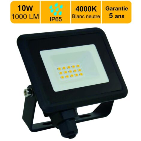 Lutece-Arc – Projecteur LED 10W 1000 Lm 4000K IP65 – Connexion directe sans câblage – Usage extérieur pour jardins et façades – Garantie 5 ans