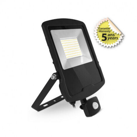 Projecteurs LED de 70W à 100W avec détecteur 4000K Blanc neutre - 70W