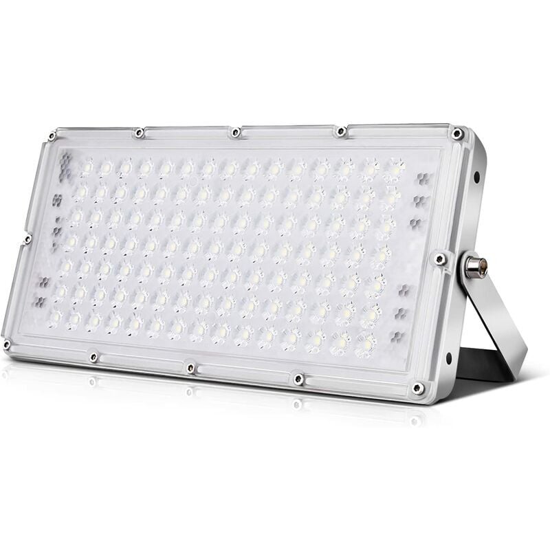 Projecteurs led Exterieur 100w, Extérieur De Projecteur De 10000lm, Extérieur De Projecteur, IP67 Imperméable, Blanc Froid 6000-6500k, Idéal Pour Le