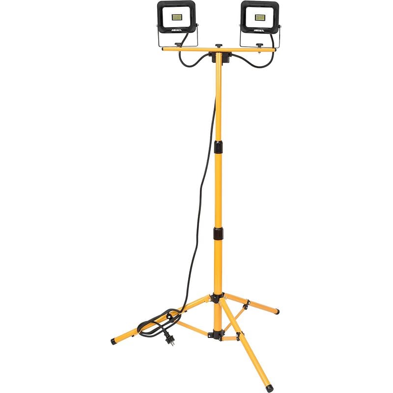 Projecteurs Mirka led 360° avec trépied réglable 80-160 cm de 100W - 10400LM - 4000K - Câble 2,5m