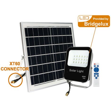 Projecteurs solaires LED Noir 60W étanche IP65 - DIGILAMP