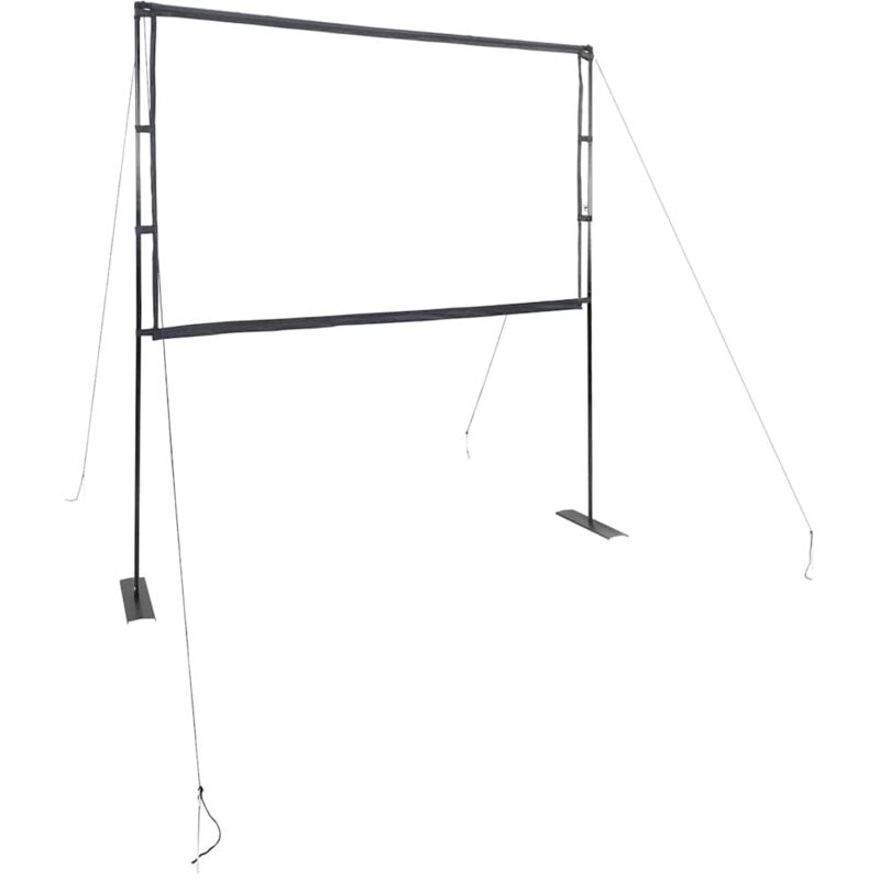 Projection Screen with Stands 90 Inch 16:9 Vidaxl