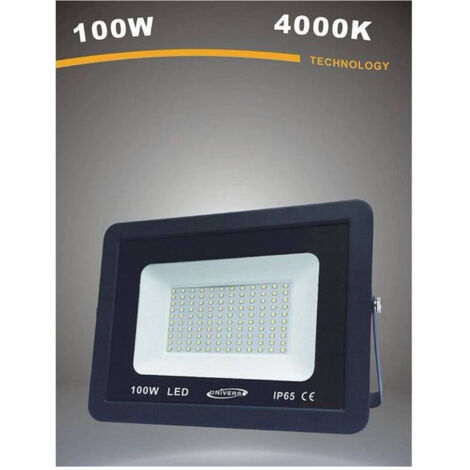 Projet External 100w Nero Ip65 Luce 6500k 4000k 3000k