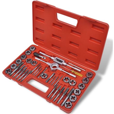 Prolenta Premium 40-tlg. Gewindebohrer und Schneideisen Set