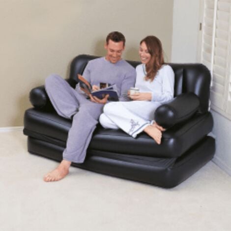 Prolenta Premium 5-in-1 Aufblasbares Schlafsofa für 2 Personen