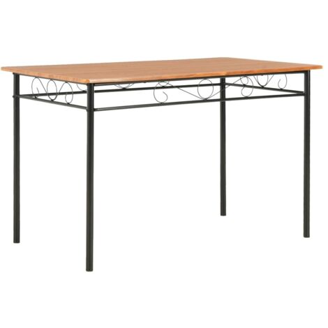 Prolenta Premium Esstisch Braun 120×70×75 cm MDF