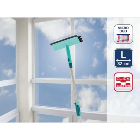 Prolenta Premium Fensterwischer mit Bürste und Teleskopstiel 28