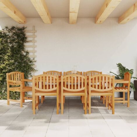 Prolenta Premium Gartenstühle 8 Stk. 58x59x88 cm Massivholz Teak