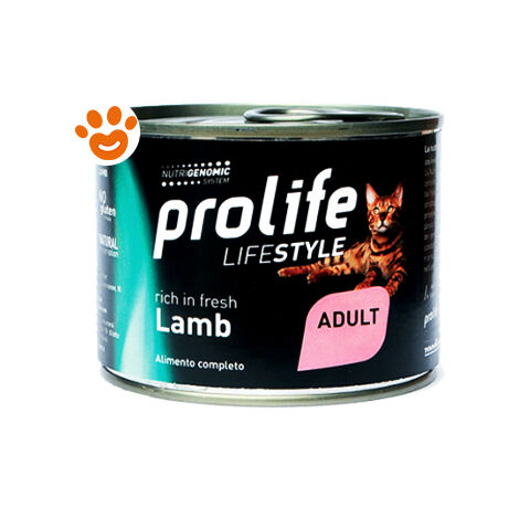 Prolife Cat Lifestyle Kitten Salmone  - Prolife Cat Lifestyle Kitten Salmone - Lattina Da 200 Gr