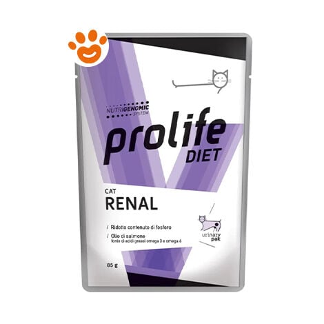 Prolife Cat Veterinary Renal  - Prolife Cat Veterinary Renal - Bustina Da 85 Gr