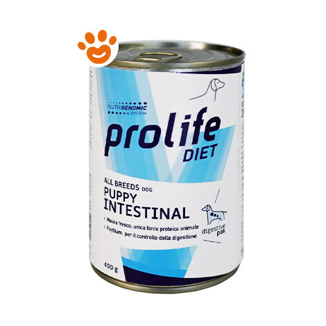 Prolife Dog Diet Puppy Intestinal All Breeds  - Prolife Dog Diet Puppy Intestinal All Breeds - Lattina Da 400 Gr