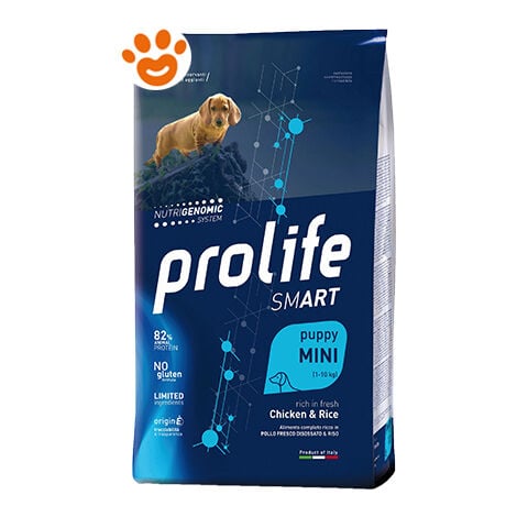 Prolife Dog Smart Puppy Mini Pollo e Riso  - Prolife Dog Smart Puppy Mini Pollo e Riso - Sacco Da 2 Kg