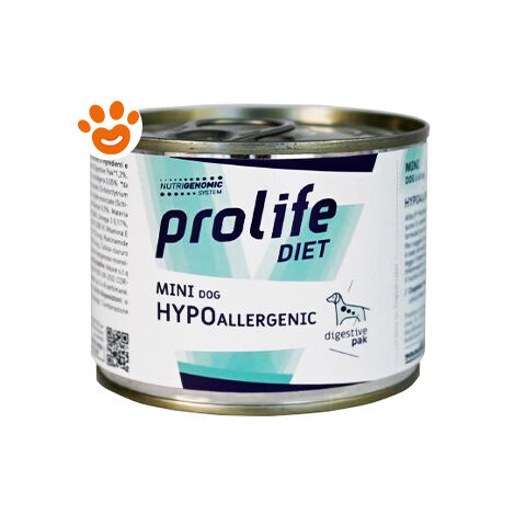 Prolife Dog Veterinary Mini hypoallergenic - Prolife Dog Veterinary Mini hypoallergenic - Lattina Da 200 Gr