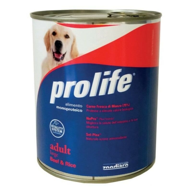 Prolife - Cane - Adult Large Manzo & Riso 800 gr