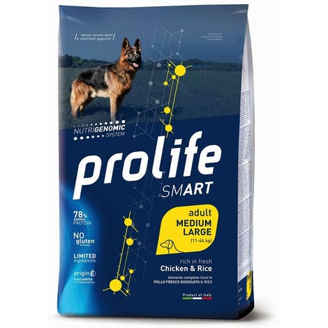 Prolife Smart per Cani Adult Medium/Large con Pollo e Riso da 2,5