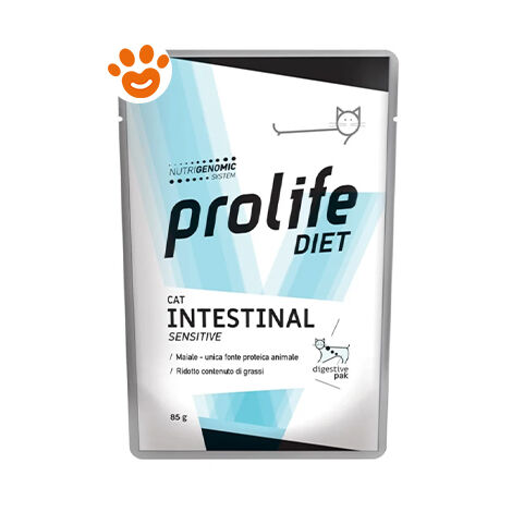 Prolife Veterinary gatto Intestinal 85gr Maiale