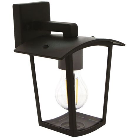 PROLIGHT - Applique extérieure E27 15 W alu noir