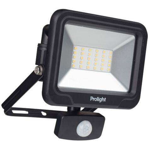 PROLIGHT - Projecteur led 30w 2550lm easy connect + détecteur