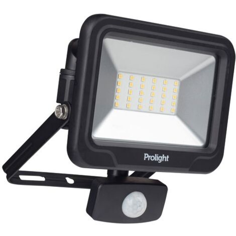 PROLIGHT - Projecteur led 30w 2550lm easy connect + détecteur