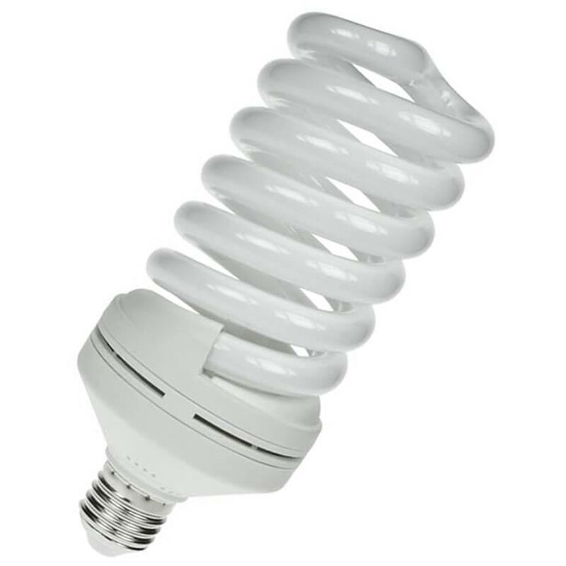 Prolite CFL Helix Spiral 55W ES-E27 (200W Equivalent) 6400K Daylight Frosted 3150lm ES Screw E27 Energy Saving Compact Fluorescent Opal Bright Light