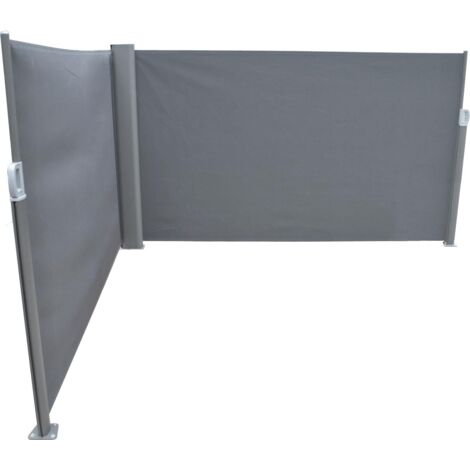 PROLOISIRS Angle brise vue - Gris / gris