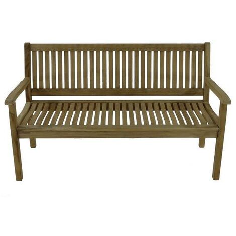 PROLOISIRS Banc de jardin Club en teck FSC - 150 x 70 x 88 cm - Teck