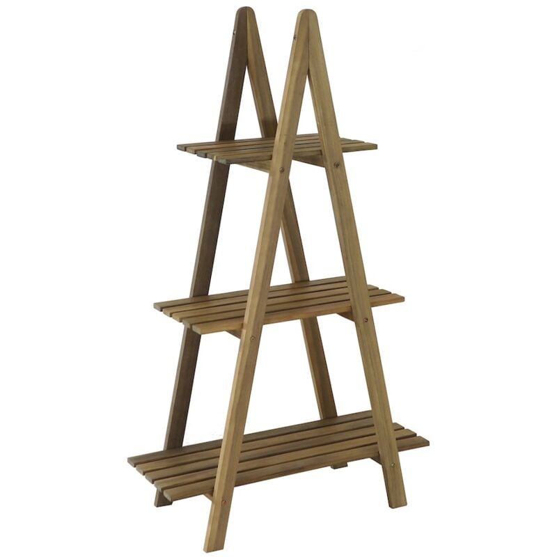 Tagère fixe - 2 niveaux - Acacia fsc 100% - Proloisirs