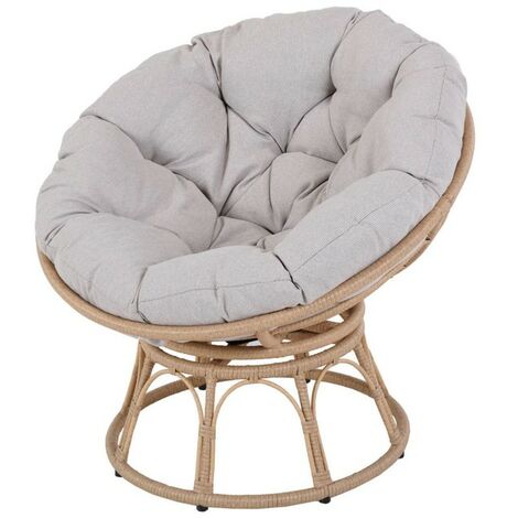 PROLOISIRS Fauteuil de jardin Love pivotant - nat