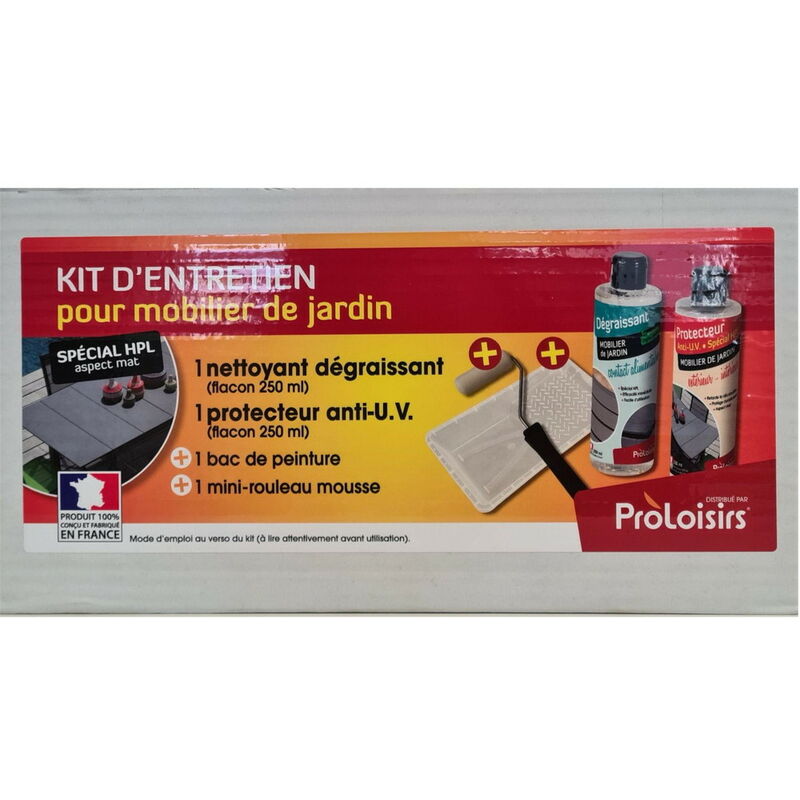 Kit de protection Anti-U.V pour hpl, Aluminium, resine - Proloisirs
