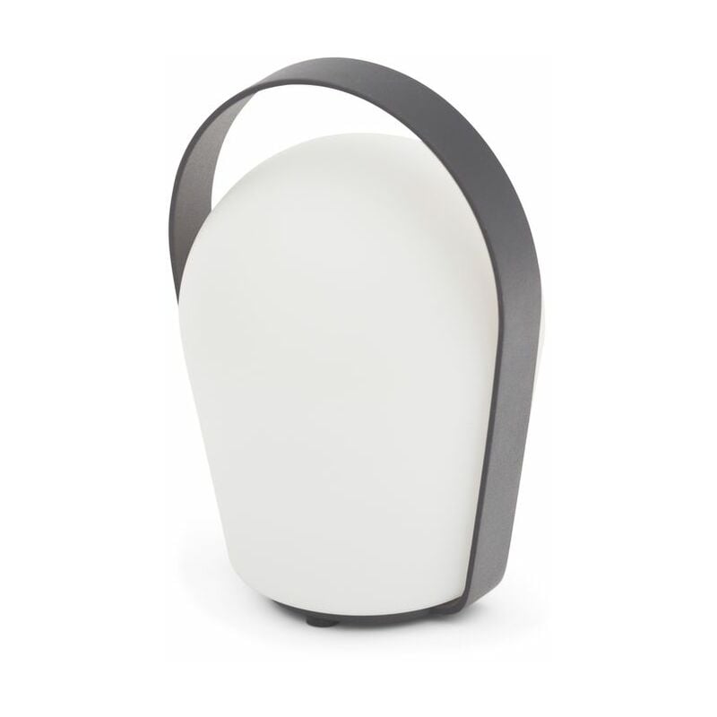 PROLOISIRS Lampe de table Bob loop - 11,7 x 10 x 16 cm - graphite