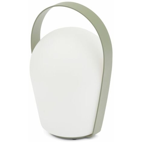 PROLOISIRS Lampe de table large Bob Loop - 20 x 18 x 29 cm - amande