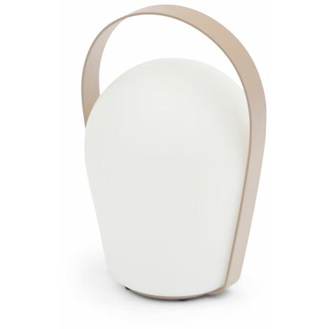 PROLOISIRS Lampe de table large Bob Loop - 20 x 18 x 29 cm - sand