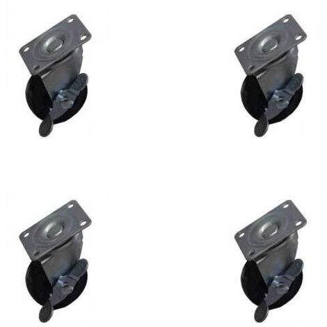 PROLOISIRS lot de 4 roues pour pieds 50 kg, 70 kg et 90 kg